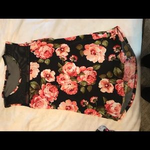 Floral tank top